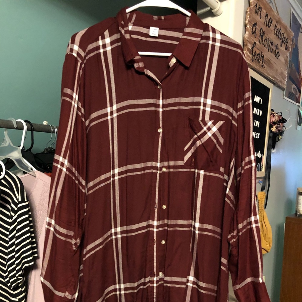 long sleeve flannel dress